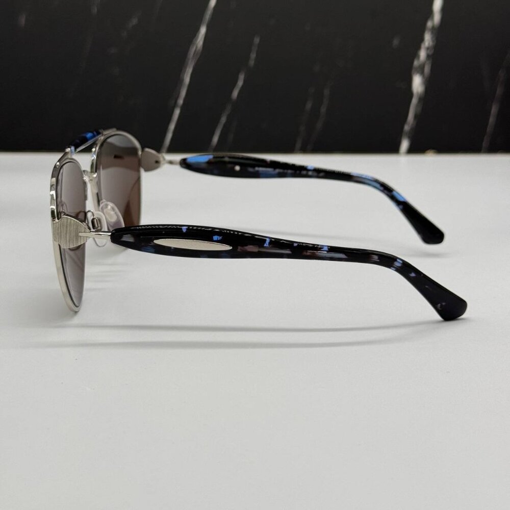 NEW BURBERRY BE3160 1005/73 SILVER BLACK UNISEX SUNGLASSES BURBERRY BE3160 10057 - Picture 7 of 12